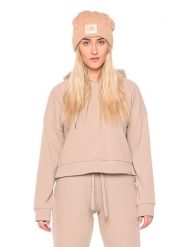 Bluza miękki z kaptur na co dzień na siłownię. Brązowe bluzy LEONE 1947 APPAREL, m, bez wzorów, bez kaptura. Za 303.12 zł.