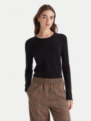 Liu Jo Sweter MF5226 MS49I Czarny Regular Fit. Czarne swetry Liu Jo, xl, bez wzorów, z syntetyku, bez ramiączek. Za 399.99 zł.