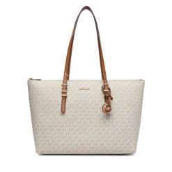 Torebka MICHAEL Michael Kors. Białe shopper MICHAEL Michael Kors, bez wzorów, bez dodatków. Za 1,239.00 zł.