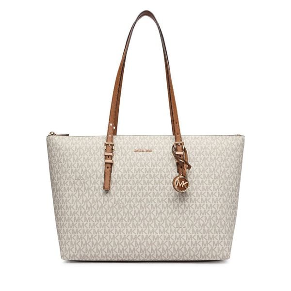 Torebka MICHAEL Michael Kors. Białe shopper MICHAEL Michael Kors, bez wzorów, bez dodatków. Za 1,239.00 zł.