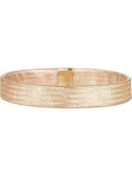 L instant d Or Złota bransoletka "Maille Tissée" rozmiar: onesize. Żółte bransoletki L instant d Or, złote. Za 891.95 zł.