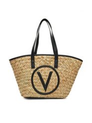 Valentino Torebka Samuela VBG90O01 Beżowy. Brązowe shopper Valentino, bez wzorów, z tworzywa sztucznego, bez dodatków. Za 479.99 zł.