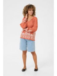 Cream Bluzka w kolorze pomarańczowym rozmiar: 38. Pomarańczowe bluzki Cream, bez wzorów, z wiskozy, bez kołnierzyka, bez ramiączek. Za 165.99 zł.