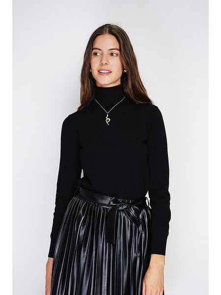 William de Faye Golf w kolorze czarnym rozmiar: 34. Czarne golfy William de Faye, bez wzorów, z kaszmiru, bez ramiączek. Za 130.99 zł.