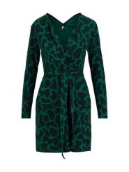Blutsgeschwister Sukienka w kolorze zielonym rozmiar: L. Zielone sukienki Blutsgeschwister, l, bez wzorów, z tkaniny, bez kołnierzyka, bez ramiączek, mini. Za 174.95 zł.