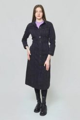 LEE LONGSLEEVE DRESS DAMSKA SUKIENKA JEANSOWA BLACK DUNS L50LNECY 112140198. Czarne sukienki Lee, l, bez wzorów, z jeansu, bez kołnierzyka, bez ramiączek. Za 239.99 zł.