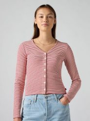 Levi's Kardigan w kolorze różowo-białym rozmiar: L. Białe kardigany Levi's®, l, bez wzorów. Za 71.95 zł.