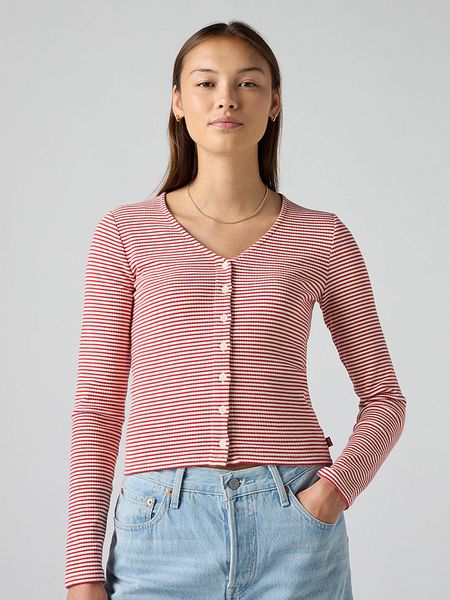 Levi's Kardigan w kolorze różowo-białym rozmiar: L. Białe kardigany Levi's®, l, bez wzorów. Za 104.95 zł.