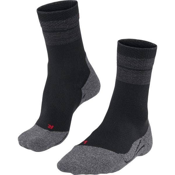 Skarpetki damskie Falke TK Stabilizing. Czarne skarpety Vaude, bez wzorów, z elastanu. Za 167.50 zł.