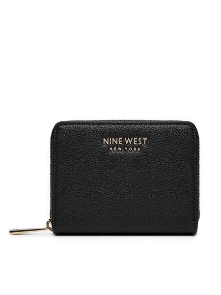 Nine West Portfel CEO-NW-W1-001-AW26 Czarny. Czarne portfele Nine West, bez wzorów, ze skóry. Za 69.99 zł.
