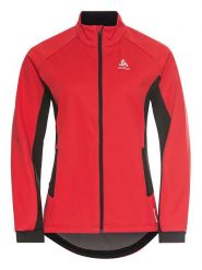 Odlo Kurtka softshellowa "Brensholmen" w kolorze czarno-czerwonym rozmiar: S. Czarne kurtki sportowe Odlo, s, bez wzorów, ze skóry, bez kaptura, outdoorowe. Za 306.45 zł.
