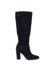 LAUREN RALPH LAUREN Kozaki Artizan Tall 802937807001 Czarny. Czarne kozaki Lauren Ralph Lauren, ze skóry, bez obcasa, na słupku, bez zapięcia. Za 1,249.00 zł.