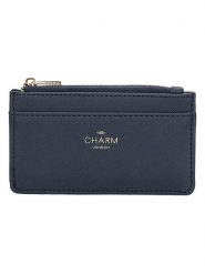 Charm Portfel "Birmingham" w kolorze granatowym - 13,5 x 7,5 x 0,5 cm rozmiar: onesize. Niebieskie portfele Charm, bez wzorów, z materiału. Za 38.45 zł.