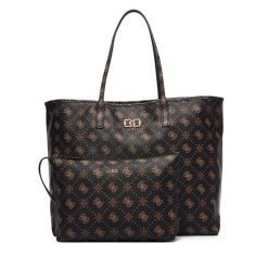 Torebka Guess. Brązowe shopper Guess, z aplikacjami, bez dodatków. Za 674.99 zł.