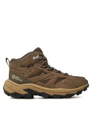 Jack Wolfskin Trekkingi Vojo Tour Texapore Mid W A62071 Brązowy. Brązowe obuwie sportowe Jack Wolfskin, ze skóry, trekkingowe. Za 649.99 zł.