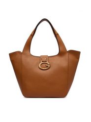 Guess Torebka HWBB93 08240 Brązowy. Brązowe shopper Guess, z aplikacjami, ze skóry, bez dodatków. Za 714.99 zł.