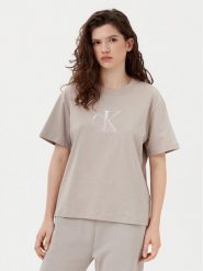 Calvin Klein Jeans T-Shirt Monologo J20J224798 Szary Relaxed Fit. Szare t-shirty Calvin Klein Jeans, s, bez wzorów, z bawełny, bez kołnierzyka, bez ramiączek. Za 149.99 zł.