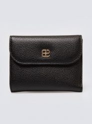 BIG STAR Portfel w kolorze czarnym - 12 x 10 cm rozmiar: onesize. Czarne portfele Big Star, bez wzorów, z materiału. Za 79.99 zł.