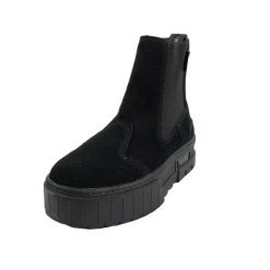 Damskie Zamszowe Buty Chelsea Mayze. Czarne trekkingi Puma, z zamszu, trekkingowe. Za 439.99 zł.