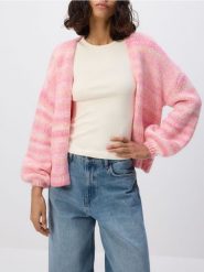 Wzorzysty kardigan - wielobarwny. Kardigany Reserved, l, bez wzorów, z dzianiny. Za 139.99 zł.