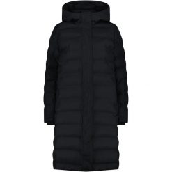 Płaszcz ocieplany damska CMP 35K3676 Coat Fix Hood. Czarne płaszcze CMP, na zimę, m, bez wzorów, z materiału, z kapturem. Za 567.03 zł.