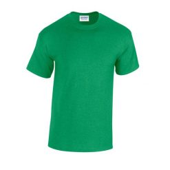Koszulka Unisex Dla Dorosłych Antique Heavy T-shirt. Zielone t-shirty GILDAN, xl, bez wzorów, bez kołnierzyka, bez ramiączek. Za 48.99 zł.
