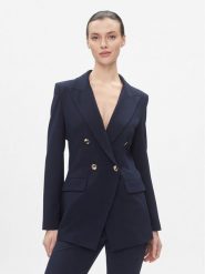 Marella Marynarka Notion 2413041111200 Granatowy Regular Fit. Niebieskie marynarki i żakiety Marella, bez wzorów, z syntetyku. Za 669.99 zł.