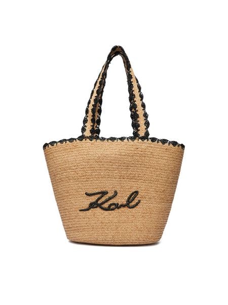 KARL LAGERFELD Torebka B1W46070 Beżowy. Brązowe torebki klasyczne KARL LAGERFELD, bez wzorów, z syntetyku, bez dodatków. Za 849.99 zł.