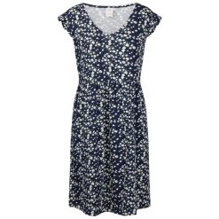 Trespass Gertha - Damska sukienka na co dzień w kolorze granatowym z nadrukiem. Niebieskie sukienki Trespass, na co dzień, m, bez wzorów, z dżerseju, sportowe, bez kołnierzyka, bez ramiączek, mini, sportowe. Za 240.99 zł.