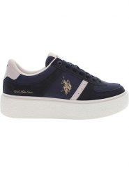 U.S. Polo Assn. Sneakersy w kolorze granatowym rozmiar: 36. Niebieskie trampki U.S. Polo Assn., bez wzorów, bez zapięcia. Za 208.99 zł.