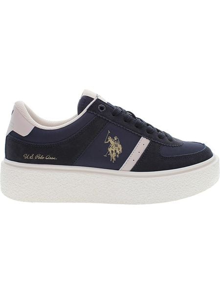U.S. Polo Assn. Sneakersy w kolorze granatowym rozmiar: 36. Niebieskie trampki U.S. Polo Assn., bez wzorów, bez zapięcia. Za 215.45 zł.