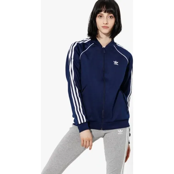 Adidas Bluza Sst Tt Adicolor , granatowy, rozmiar L. Niebieskie bluzy Adidas, l, z aplikacjami, z bawełny, bez kaptura. W wyprzedaży za 199.99 zł.