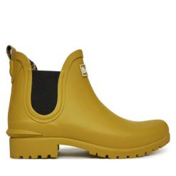 Kalosze Barbour. Zielone kalosze Barbour, bez wzorów. Za 239.99 zł.