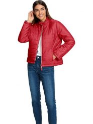 Heine Dwustronna kurtka przejściowa w kolorze czerwono-czarnym rozmiar: 36. Czarne kurtki Heine, bez wzorów, bez kaptura. Za 78.99 zł.