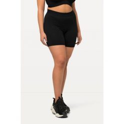 Damskie Bokserki rowerowe anatomiczna wyściełana wstawka. Czarne spodnie dresowe Ulla Popken, plus size, bez wzorów, z elastanu. Za 195.99 zł.
