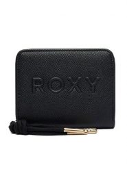Roxy Portfel CEO-RX-W1-003-AW25 Czarny. Czarne portfele Roxy, bez wzorów, z materiału. Za 59.99 zł.