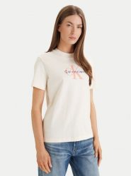 Calvin Klein Jeans T-Shirt Hero LV047B865G Żółty Classic Fit. Żółte t-shirty Calvin Klein Jeans, l, bez wzorów, z bawełny, bez kołnierzyka, bez ramiączek. Za 209.99 zł.