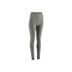 Legginsy slim Gym & Pilates FIT+ 500 damskie. Niebieskie legginsy DOMYOS, l, bez wzorów, z bawełny. Za 39.99 zł.