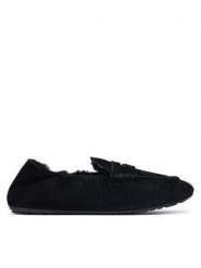 EMU Australia Kapcie Kirra Nest W13393 Czarny. Czarne obuwie domowe EMU Australia, bez wzorów, ze skóry, bez zapięcia. Za 474.99 zł.