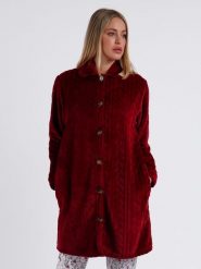 Admas Płaszcz polarowy "Admas Garden" w kolorze bordowym rozmiar: M. Czerwone płaszcze Admas, m, bez wzorów, z polaru, bez kaptura. Za 126.99 zł.