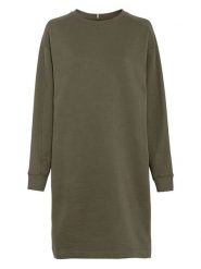 Camel Active Sukienka dresowa w kolorze khaki rozmiar: S. Brązowe sukienki Camel Active, s, bez wzorów, z bawełny, bez kołnierzyka, bez ramiączek, midi. Za 127.65 zł.