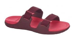Sandały plażowe Sandal Way Slide ZRVP/41. Czerwone sandały Lizard, bez wzorów, z materiału, sportowe, bez obcasa, bez zapięcia. Za 85.03 zł.