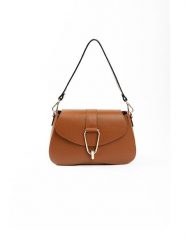 Lia Biassoni Skórzana torebka w kolorze jasnobrązowym - 27 x 18 x 8 cm rozmiar: onesize. Brązowe torby na ramię Lia Biassoni, bez wzorów, z materiału, na ramię, bez dodatków. Za 304.99 zł.