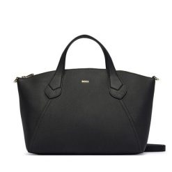Torebka BOSS. Czarne torebki klasyczne Boss, bez wzorów, bez dodatków. Za 1,449.00 zł.