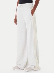 Guess Spodnie dresowe V5YB10 K0282 Écru Relaxed Fit. Spodnie dresowe Guess, xxs, z aplikacjami, z dresówki. Za 359.99 zł.