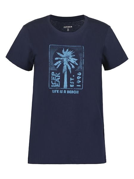 Icepeak Koszulka w kolorze granatowym rozmiar: XL. Niebieskie bluzki Icepeak, xl, bez wzorów, z bawełny, bez kołnierzyka, bez ramiączek. Za 41.49 zł.