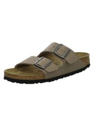 Birkenstock Klapki "Arizona" w kolorze khaki rozmiar: 42. Brązowe klapki Birkenstock, bez wzorów, bez obcasa. Za 339.00 zł.