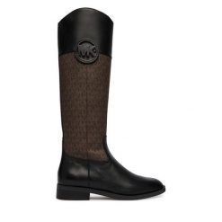 Kozaki MICHAEL Michael Kors. Brązowe kozaki MICHAEL Michael Kors, bez obcasa, na płaskiej podeszwie, bez zapięcia. Za 1,239.00 zł.