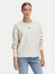 BOSS Bluza C_Eteia_5 50534821 Beżowy Oversize. Brązowe bluzy Boss, xl, bez wzorów, z bawełny, bez kaptura. Za 449.99 zł.