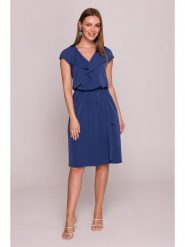Stylove Sukienka w kolorze granatowym rozmiar: L. Niebieskie sukienki Stylove, l, bez wzorów, bez kołnierzyka, bez ramiączek, midi. Za 255.34 zł.
